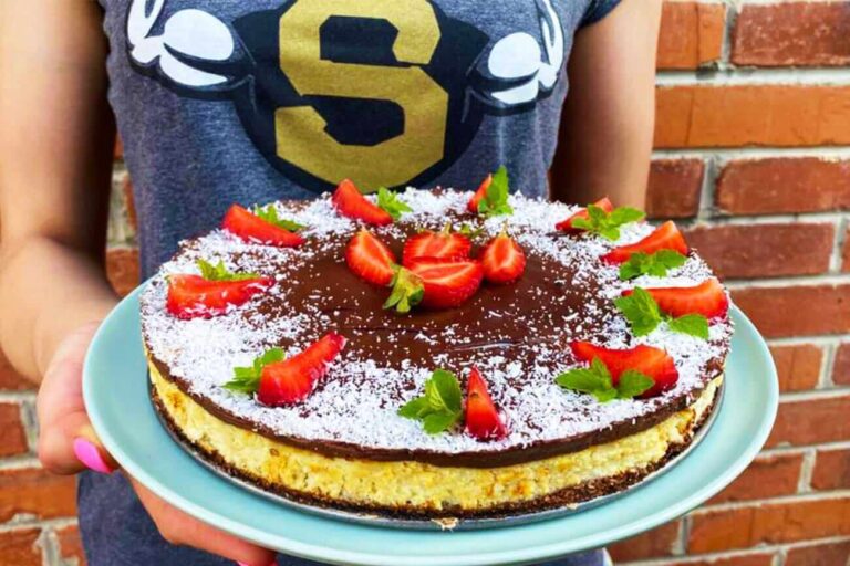 tvarohovy cheesecake sirka